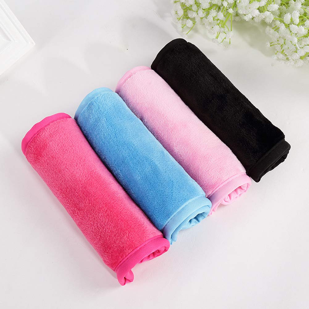 Reusable Breathable Makeup Remover Cloth Towel Face Wipe Beauty Cleansing Tool Black