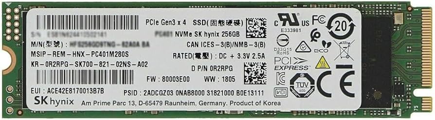 Amazon | SK hynix PC711 256GB M.2 PCIe NVMe ソリッドステート