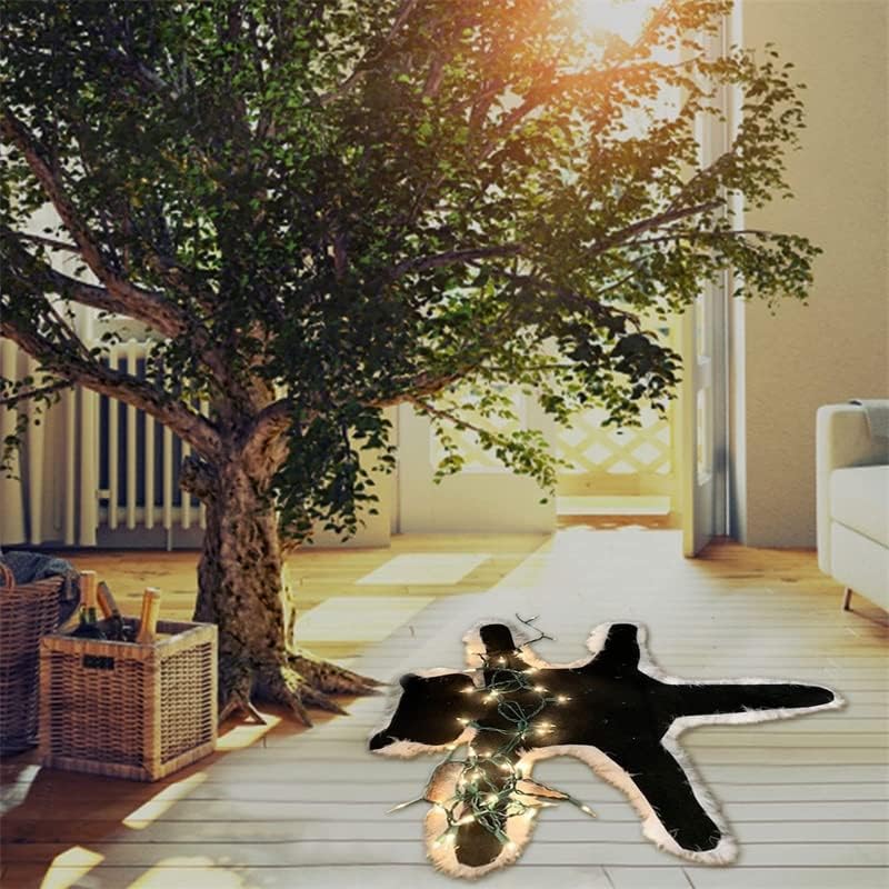 Miniatura 7 de Creaion Divertidas alfombras de Navidad iluminadas con diseño de gato frito, decoración nacional de Navidad, vacaciones, aldea, regalos de Navidad