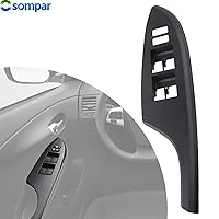 Vista 2 de Bisel del interruptor de la ventana, moldura delantera, lado izquierdo del conductor (negro) Compatible con Toyota Corolla 2009 2010 2011 2012 2013