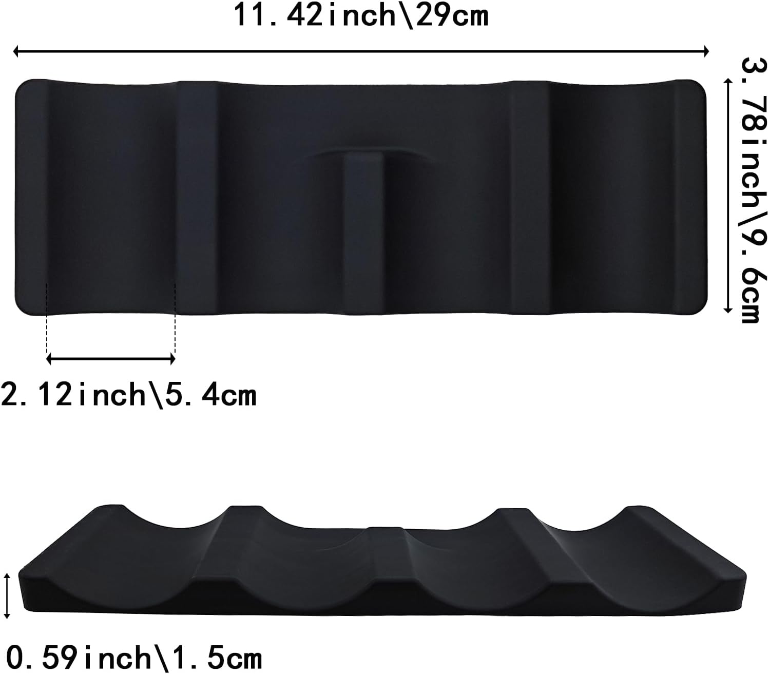 2 Pack Foldable Silicone Wine Bottle Holder Stacking Mat Wine Holder Rack for Beer Cans Soda Can Rack