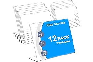 Crystal-Clear Acrylic 5x7 Card Holder