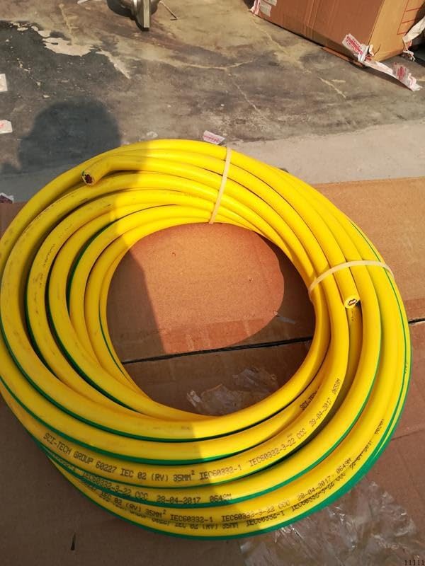 Automotive Battery Cable 30 Square Battery Wire Pure Core Copper Wire Connecting Ignition Wire Motor - (Color Name: 35 Square 20m)