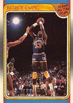 780218 Patrick Ewing Basketball Card - 1988 Fleer All Star No.130 York Knicks
