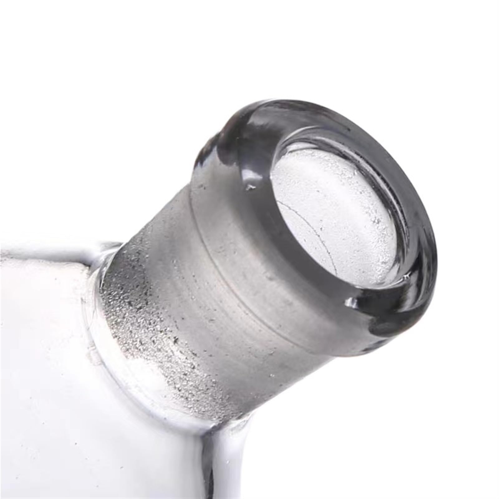 matraz de fondo redondo， Picnómetros de vidrio transparentes (5 ml, 10 ml, 25 ml, 50 ml y 100 ml), paquete de 5 unidades. Equipo de laboratorio químico.(50ml 5pcs)