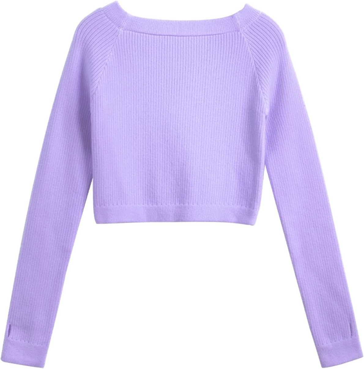 Daydance Teen Girls Women Long Sleeve Dance Sweater Soft Ballet Warm Up Pullover for Leotards - Image 4