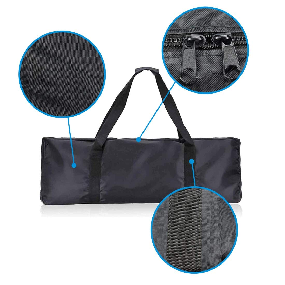 Uniwersalna torba transportowa do skutera Oxford, wodoszczelna, 115 cm x 45 cm x 20 cm, kompatybilna z Xiaomi 1S / M365 / Pro2 - czarna
