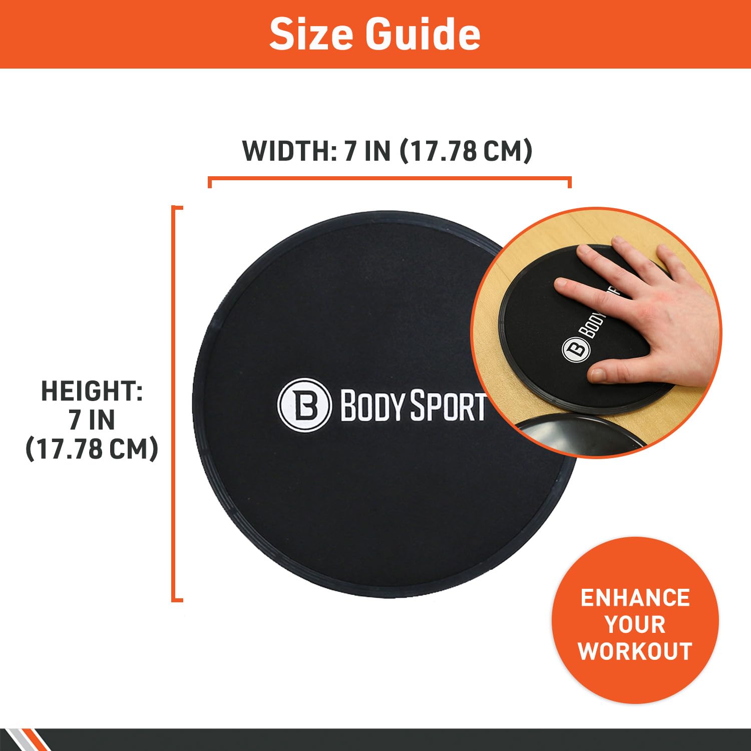 Amazon.com: Body Sport Gliders Exercise Sliders Workout Sliders 7