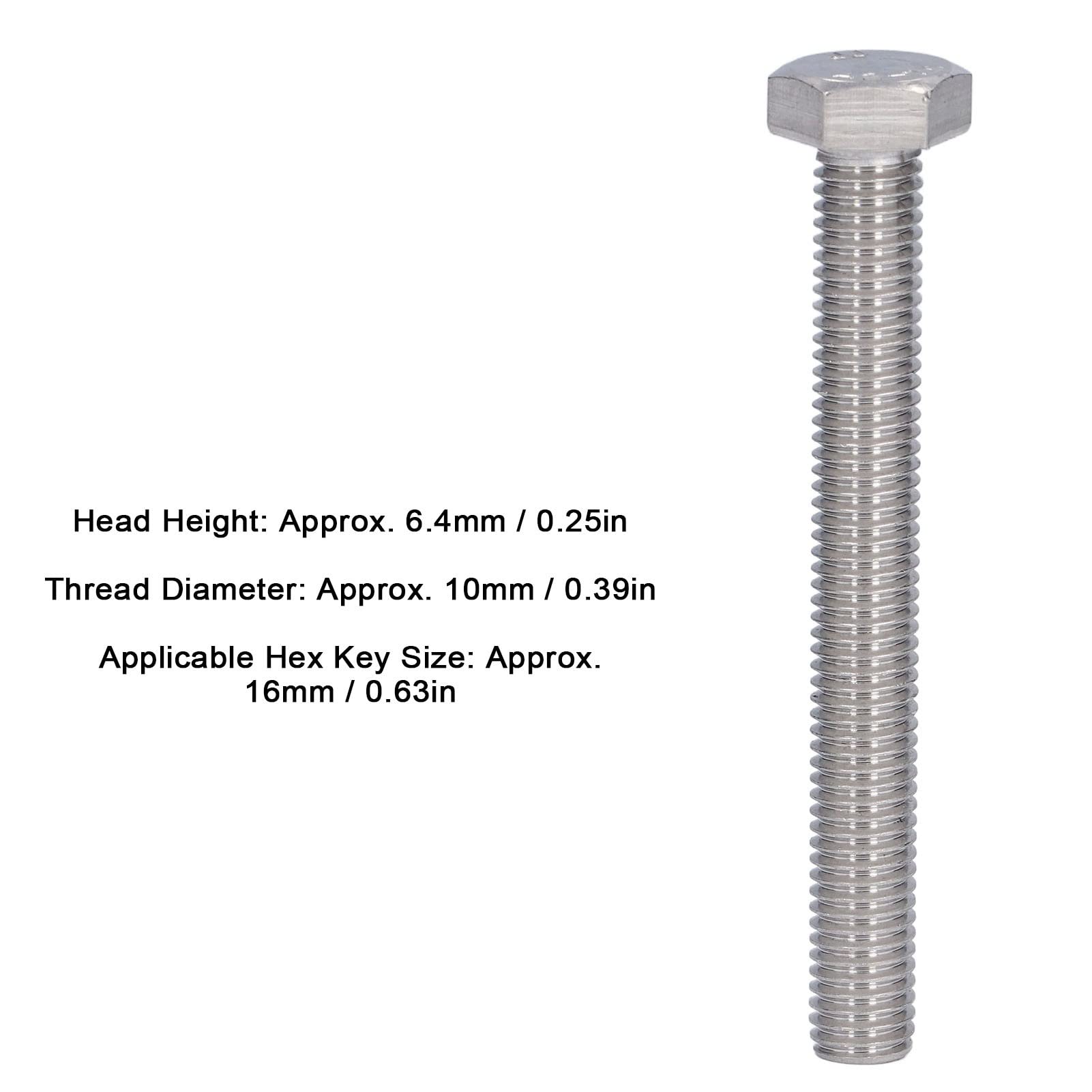 Bulloni M5 Viti A Testa Esagonale In Acciaio 5BA - Foto 2