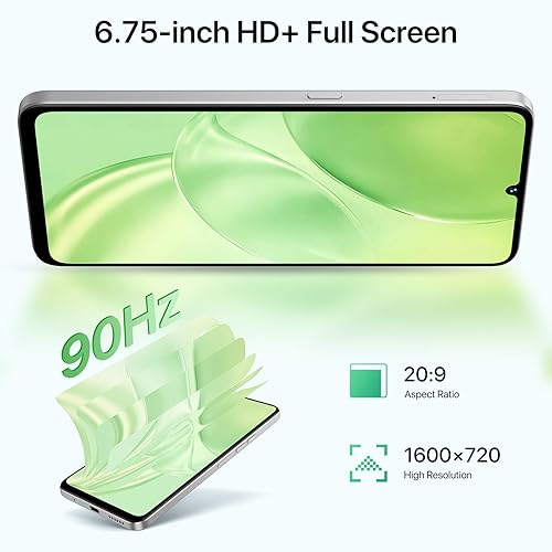 Miniatura 5 de UMIDIGI Teléfono celular G9 5G, teléfonos Android 14 desbloqueados, 12 (6+6) GB +128GB1TB TF Expand, 5G Dual SIM, cámara de 50MP, pantalla HD+ 90Hz