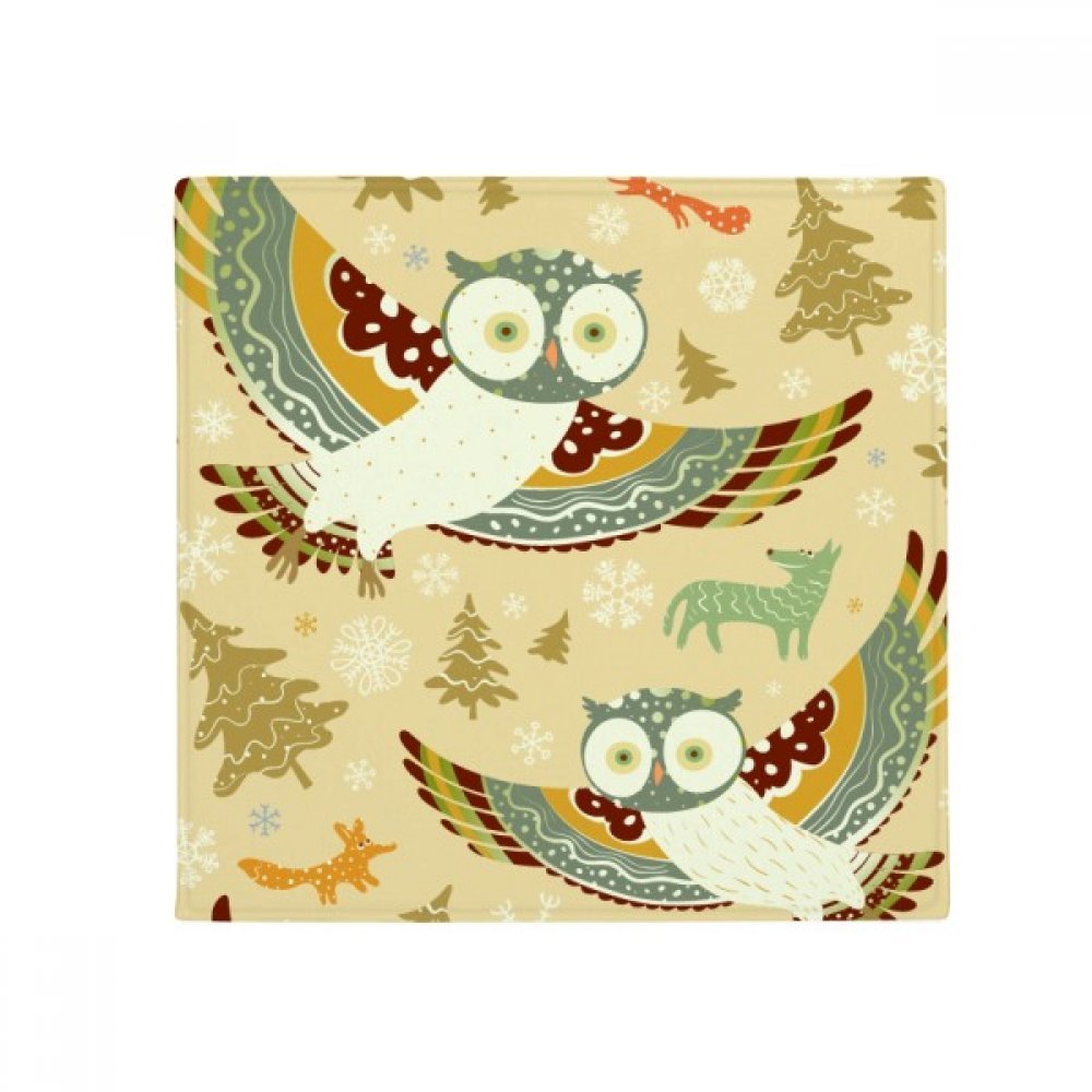 Tapis antidérapant hiboux oiseaux fini les sols glissants et mouillés 50x50