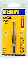 Vista 6 de Broca escalonada UniBit, de Irwin Tools, de 3/16 a 1/2 pulgada