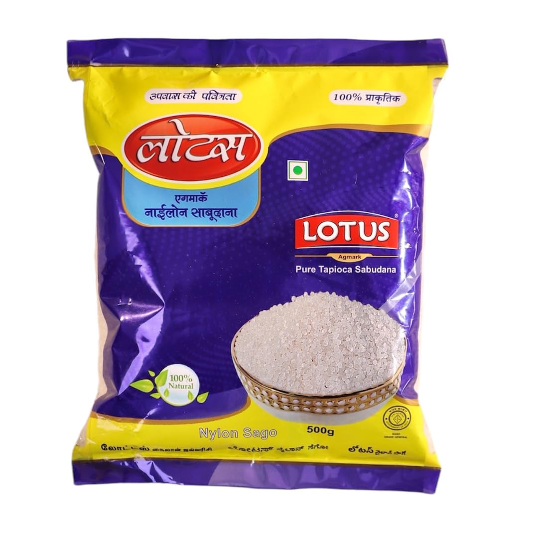 See full amazon price history chart for LOTUS Mini Nylon Sago (Sabudana) 500g Pouch - Pure, Gluten-Free Pearls for Culinary Excellence | Ideal for Cooking, Fasting, and Snacking LOTUS Mini Nylon Sago (Sabudana) 500g Pouch - Pure, Gluten-Free Pearls for Culinary Excellence | Ideal for Cooking, Fasting, and Snacking (B0CVSCM3YS) Amazon Price History, Amazon Price Tracker