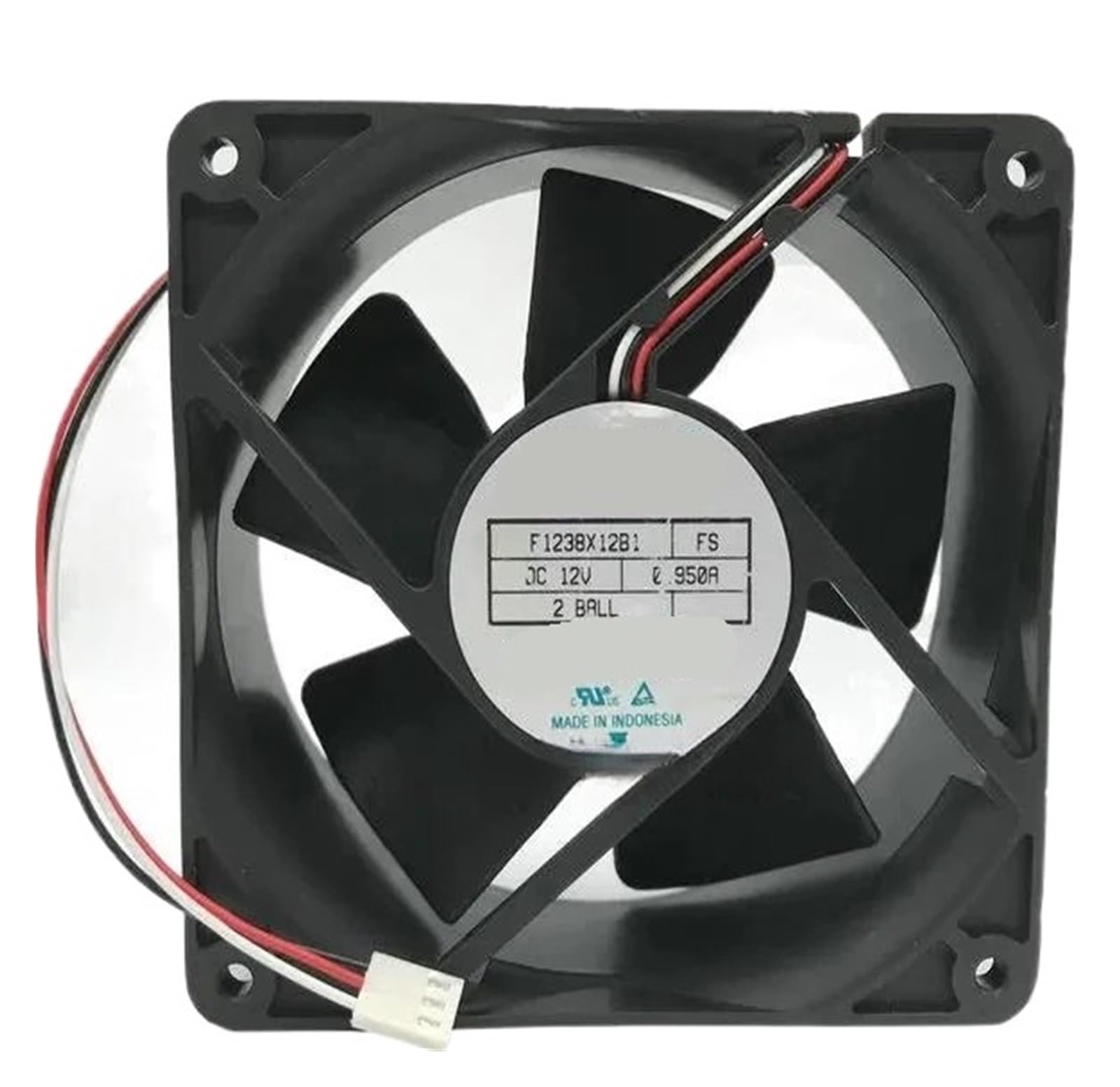 PEQYUACTE F1238X12B1FS DC 12V 0.950A 3-Wire 120X120X38Mm Cooling Fan