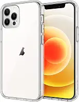 JETech Capa para iPhone 12/12 Pro 6,1 Polegadas, Case Protetora de Telefone à Prova de Choque Não-Amarelecimento, Capinha Parte Traseira Transparente Anti-Riscos (HD Claro)