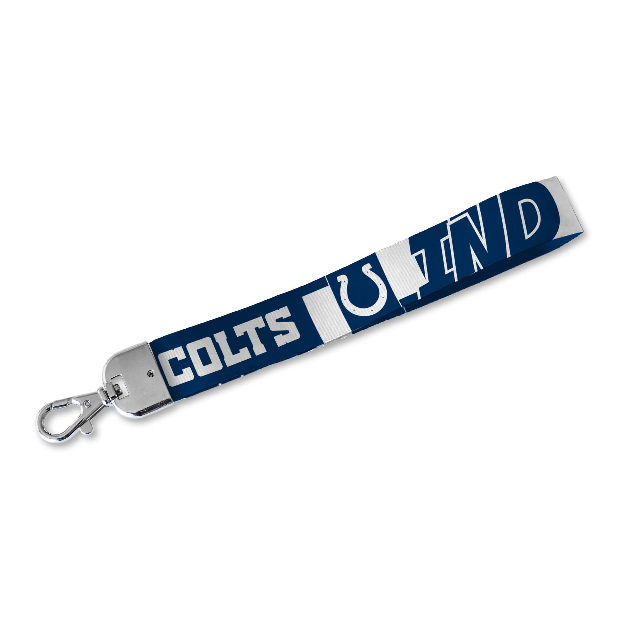 Rico Industries NFL Football Standard Wrist Lanyard Key Chain, Cute Wristlet Strap Holder for Car Keys ID Badges Card Wallet