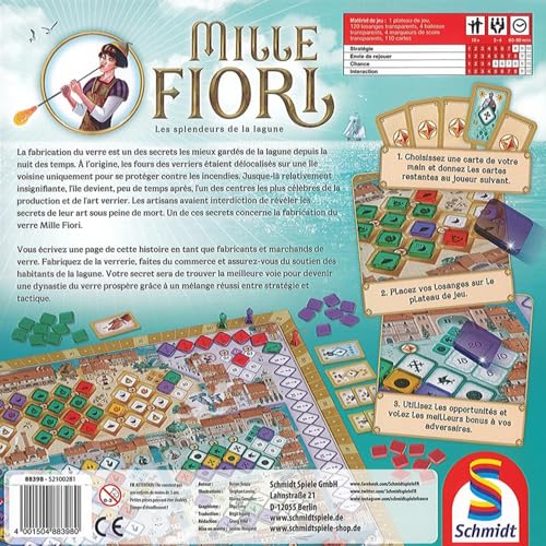 Schmidt Spiele 88398 Mille Fiori, Strategy Game - Image 3