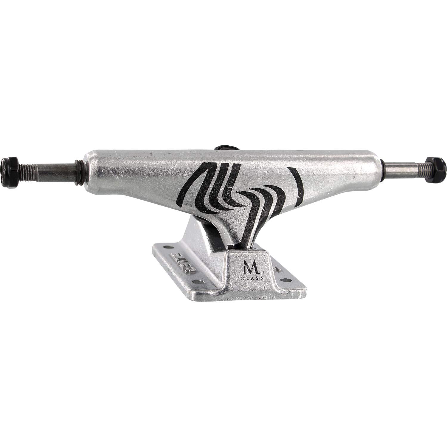 Silver Skate Trucks M-Class Hollow Polished/Black Skateboard Trucks - 5.25