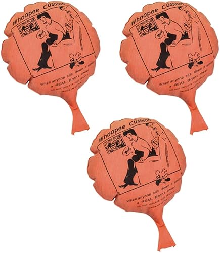 Cojín Whoopee de 8 pulgadas Whoopie Maker Gas Joke Fart Toy Noise Maker Broma Fun Gag 3PC