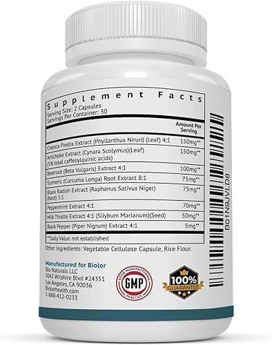 Miniatura 7 de VitaGall™ El mejor suplemento para la salud de la vesícula biliar - Limpieza natural de la vesícula biliar con piedra Chanca y extracto de alcachofa