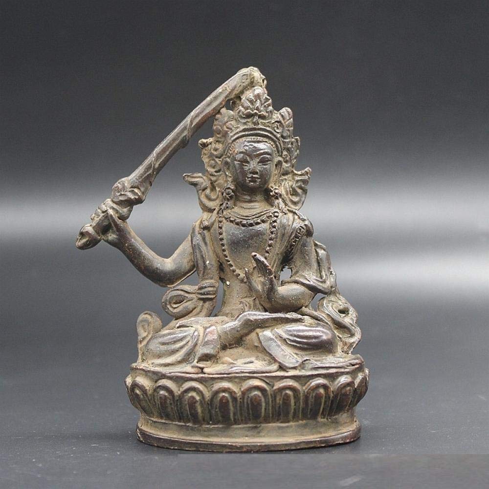 Estatuas Y Figuras Adorno Carácter Hogar Estatua De Buda Manjusri Bodhisattva Decoración Artesanal