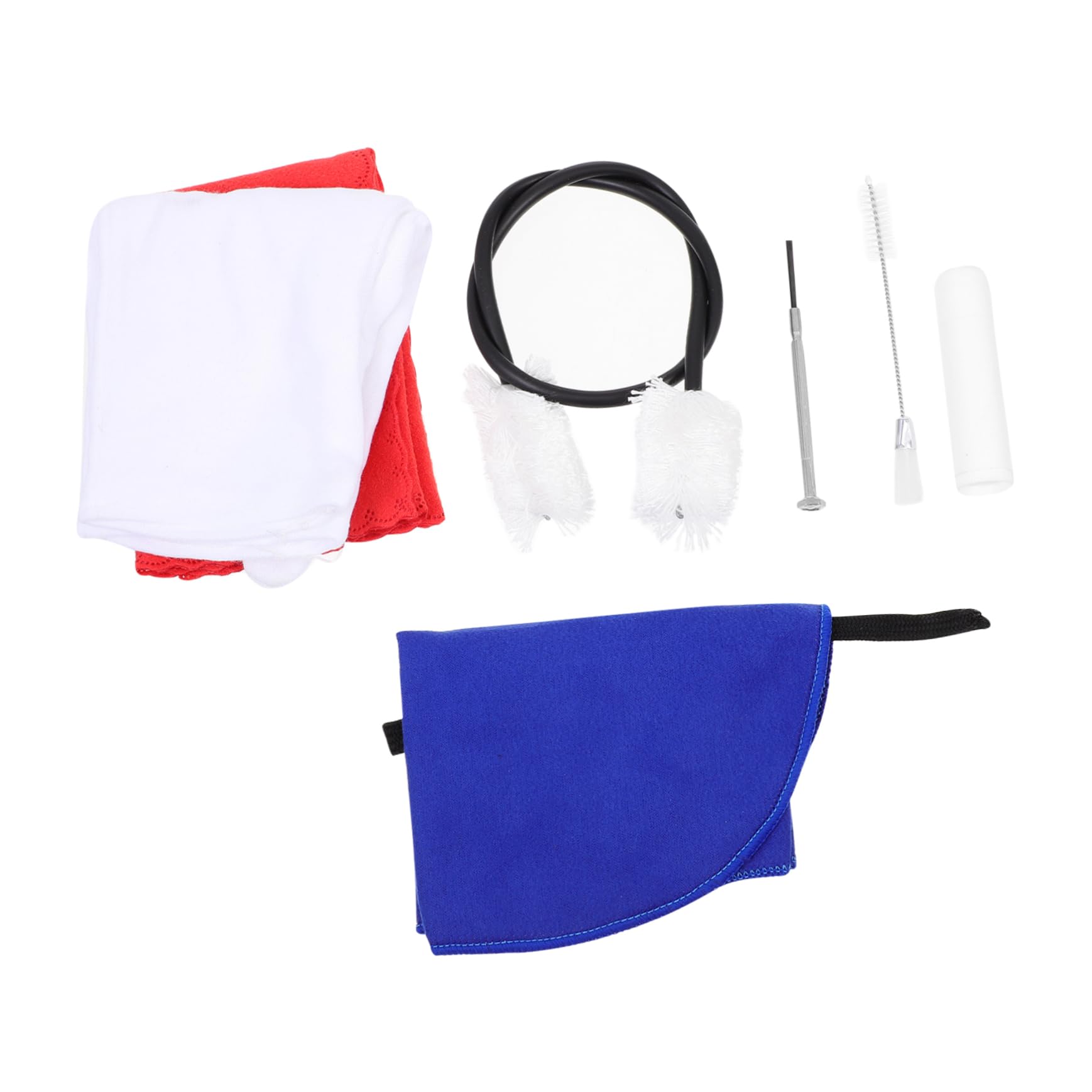 ifundom Cleansing Instrument Tools Flute Clarinet Saxophone Cleaning Kit 7pcs Maintenance Supply