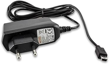 caseroxx Travel Charger for Awesafe 7 Inch GPS Navigation Device, High-Quality Charger with Power Supply for Charging (Flexible, Sturdy Cable in Black)