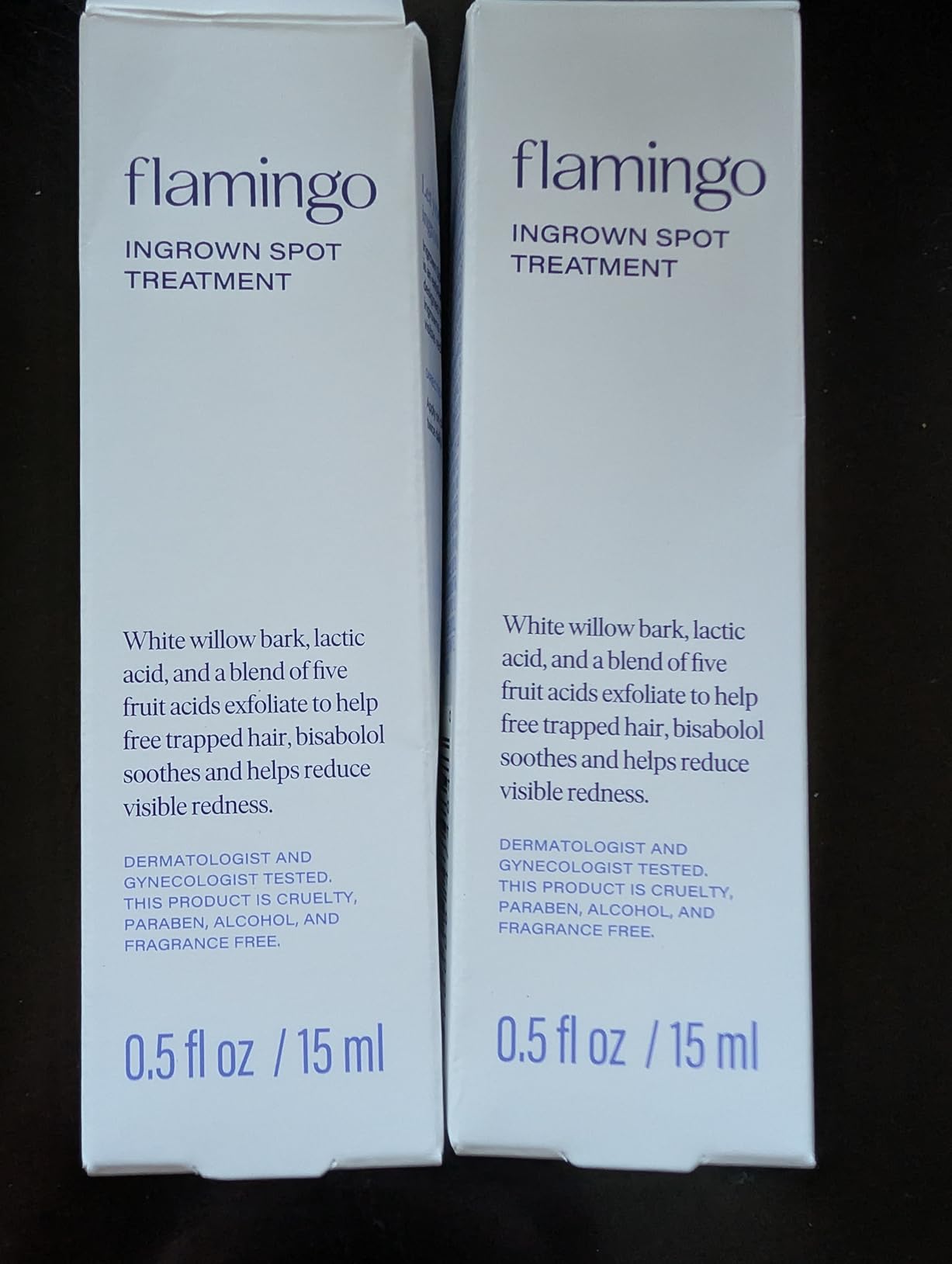 Flamingo Ingrown Hair Treatment, Spot Treatment Applicator, 0.5 FL OZ, Pack of 2- Dermatologist & Gynecologist Tested