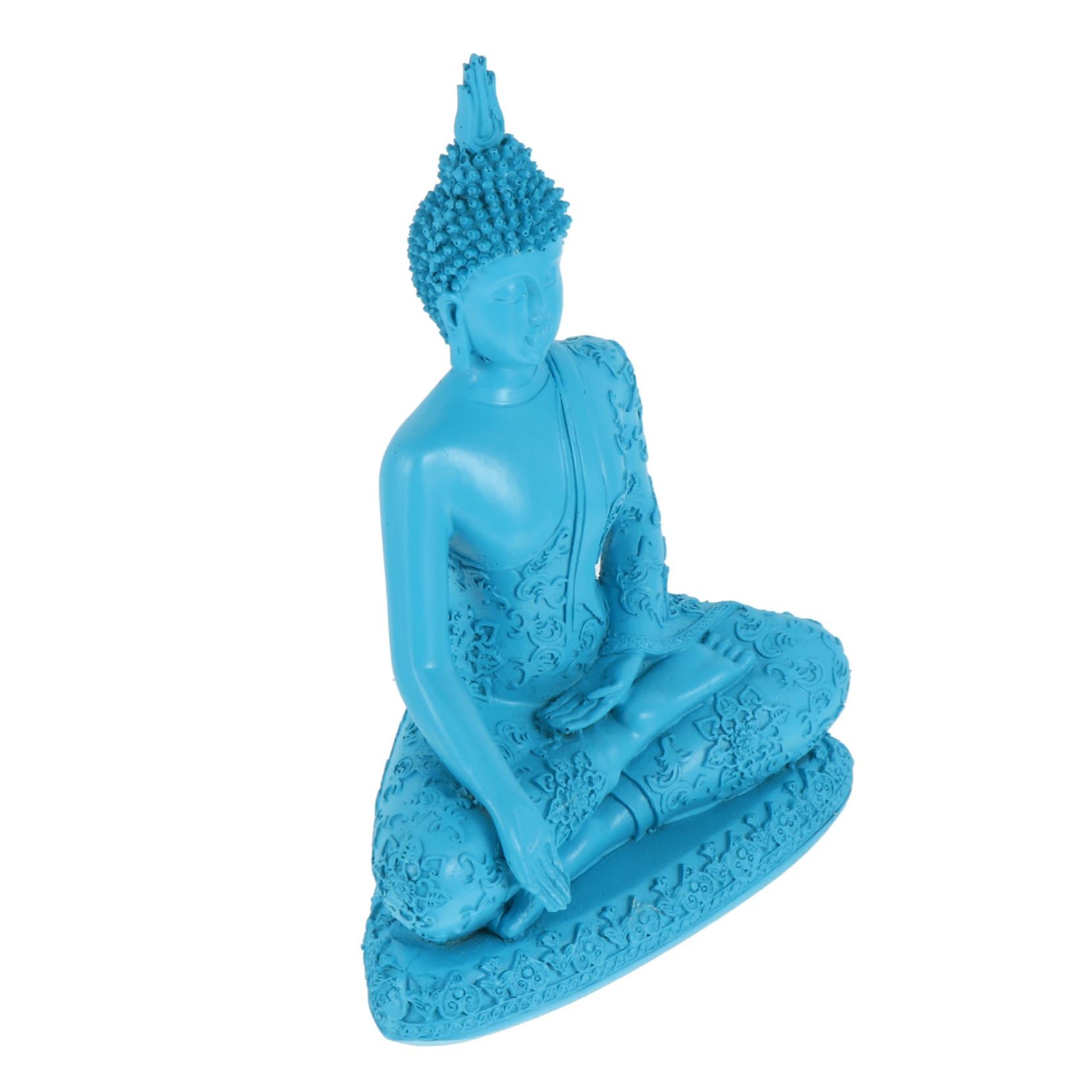 Statue de Bouddha en résine déco thaïlandaise dorée pour maison