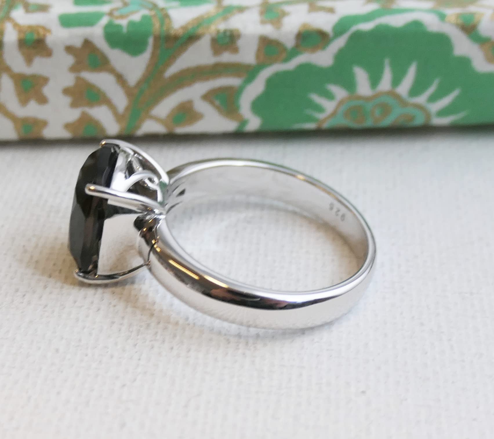 Rauchquarz Sterling Silber Ring
