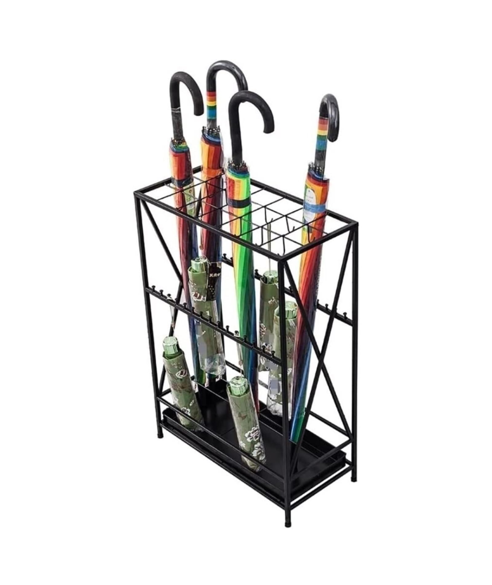 Porte-parapluies métallique pour en finir avec les sols mouillés