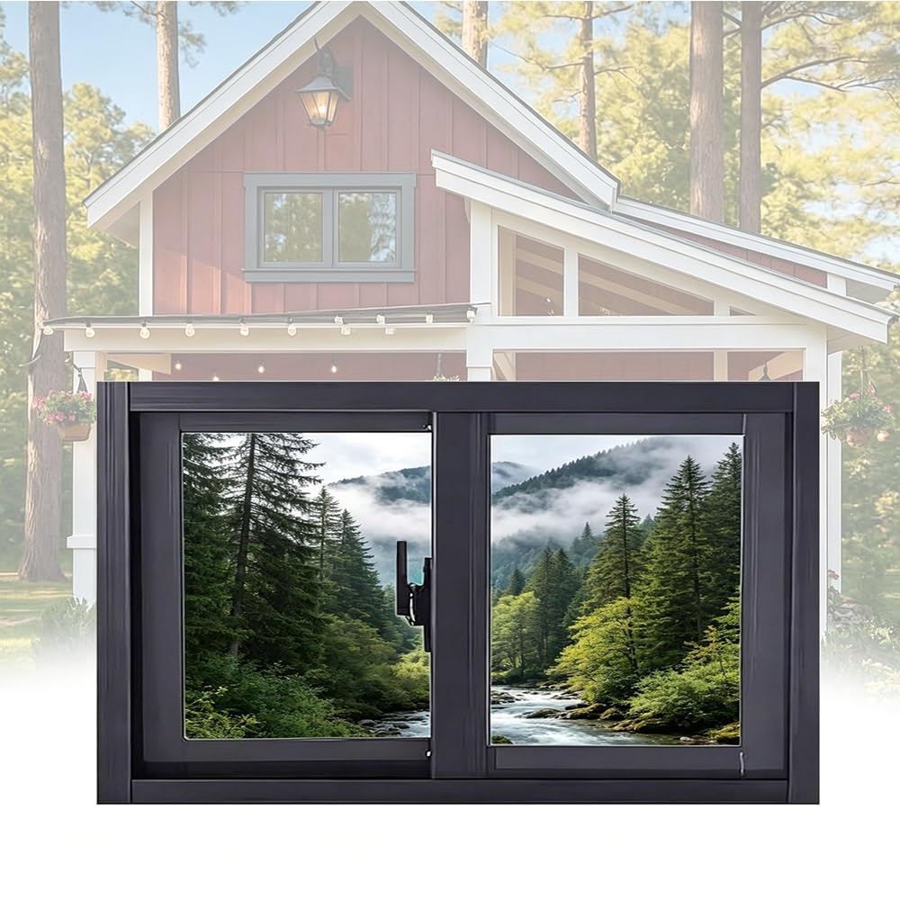 Sipiuriuik Gray Basement Window 16" 20" 24" 32" Basement Slider Window Aluminum