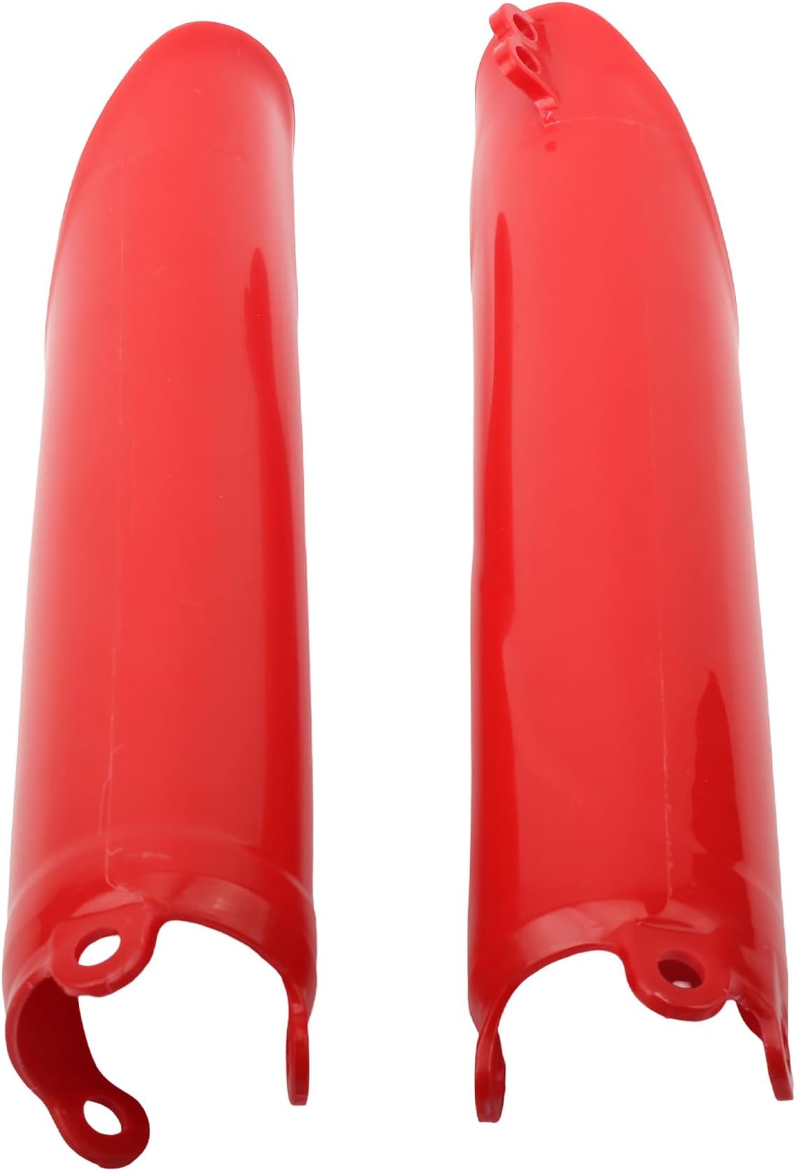 Motorcycle Plastic Fork Guard Front Fork Tube Frame Cover for Honda CRF CR 125 250R 250 450 X RX CRF250 CRF450 CR125(Red)
