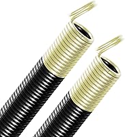 Vista 8 de Muelles de extensión de puerta de garaje de doble bucle para servicio pesado de 80 libras (paquete de 2) - Dorado Muelles para reparación