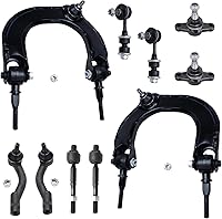 Vista 19 de Detroit Axle - Kit de suspensión delantera de 10 piezas para Chrysler 200 2007-2010 Sebring 2008-2014 Dodge Avenger 2008-2014, 2 brazos de control