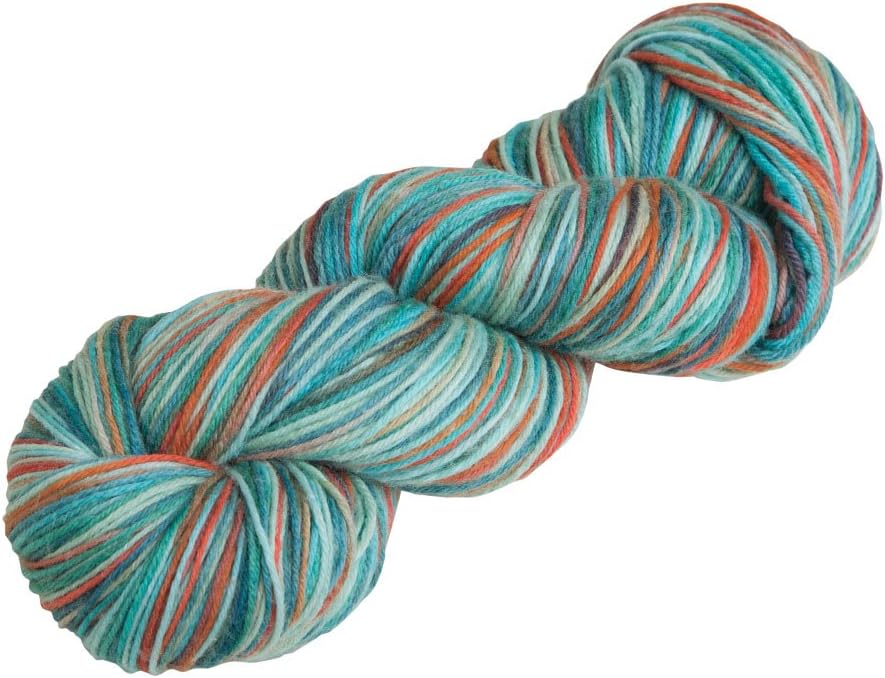 Knit Picks Stroll Hand Painted Merino Wool Fingering Weight Sock Yarn - 100 g (Koi Pond)