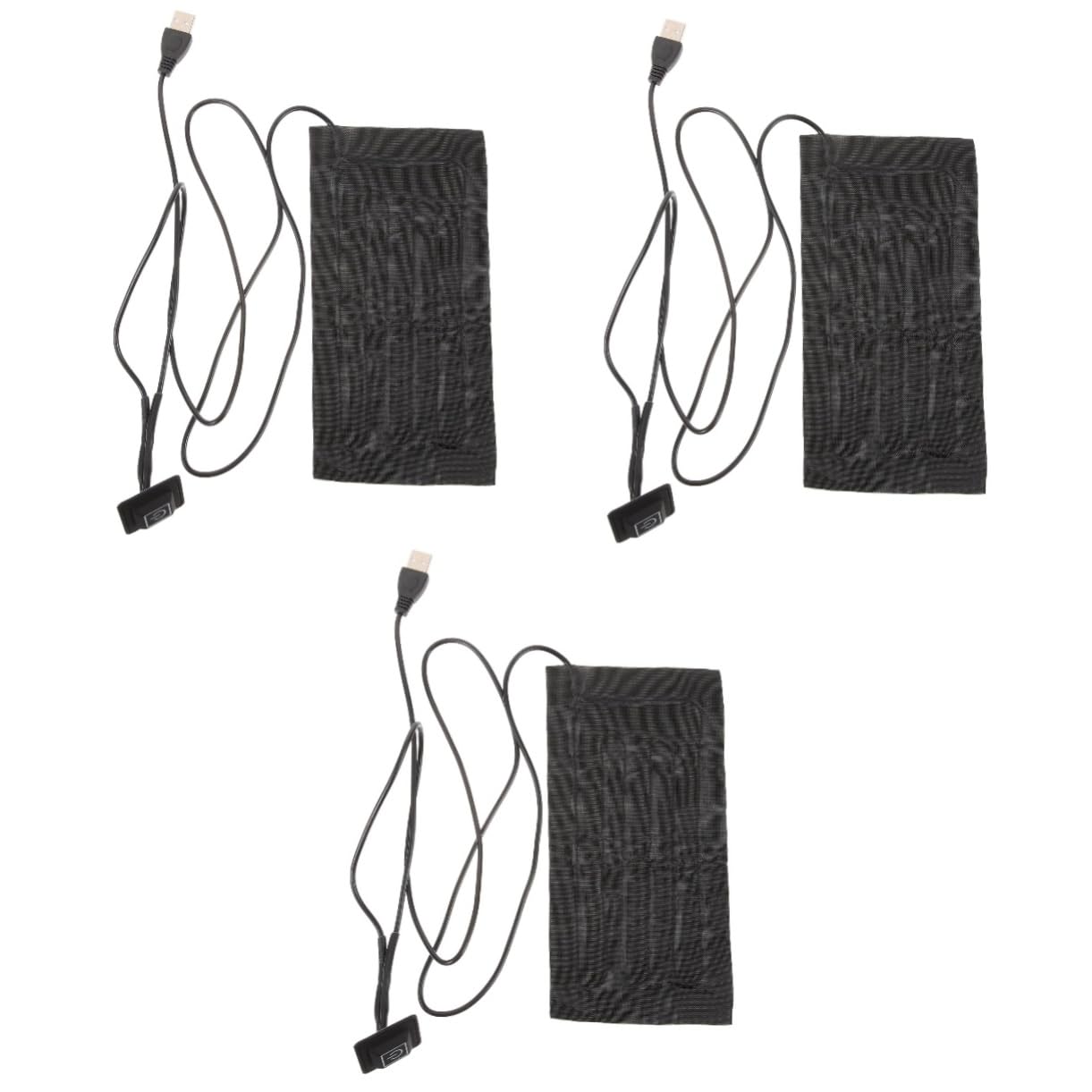 ifundom 3 Piezas Alfombrilla Térmica Eléctrica para Germinación de Plantas con Controlador Digital Calentador USB para Cultivos Fríos