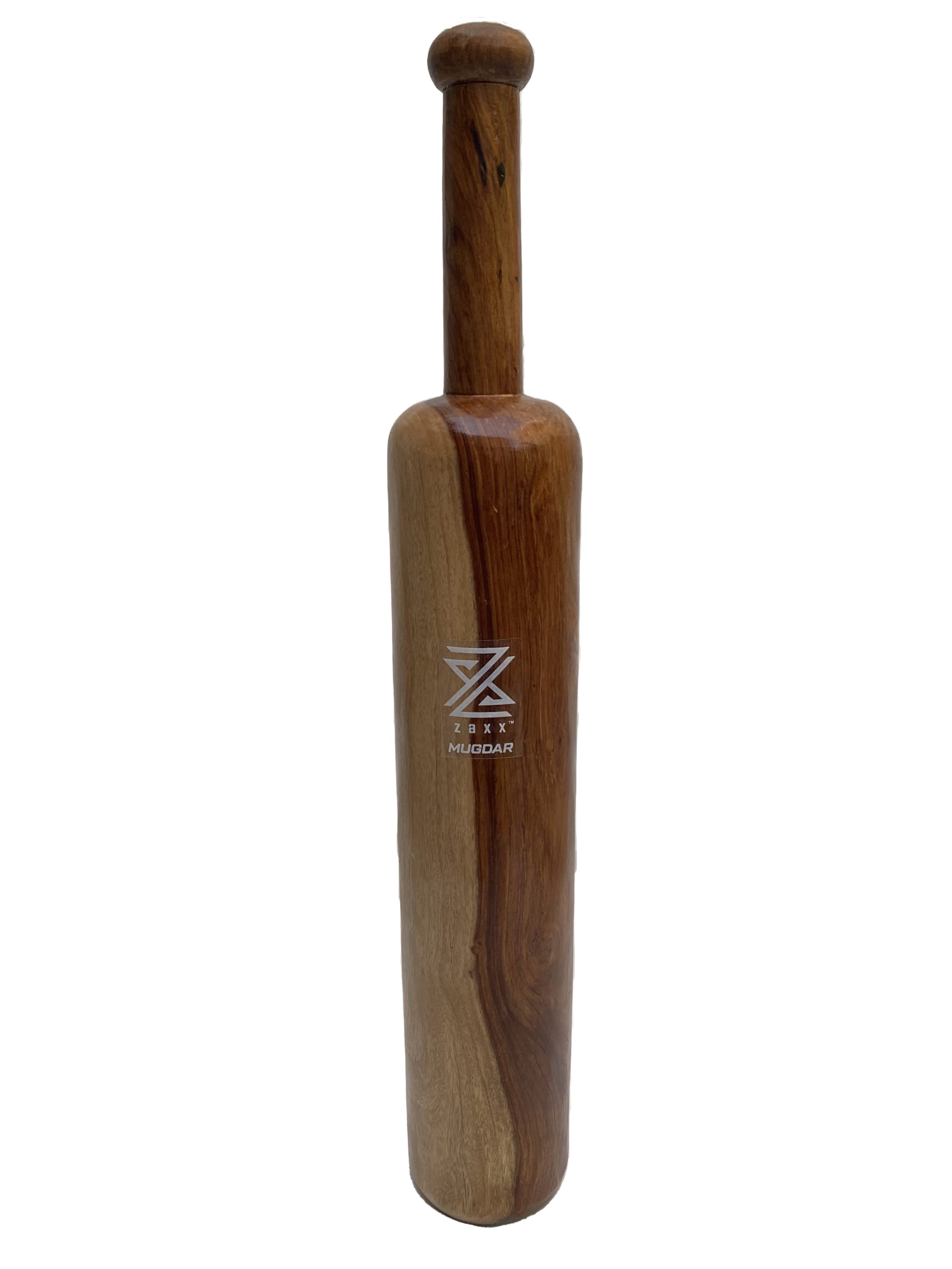 zaxx Wooden Mugdar, Home Clubs, Meel, Clubbell, Karla Katai for Exercise, Indian Club Mugdar (Wooden - 5 Kg) Natural