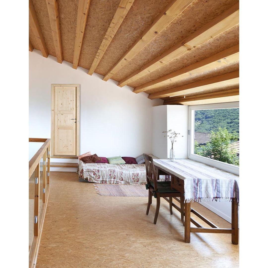 Porta in Legno di Abete Grezzo Battente - 210 x 90 - Reversibile