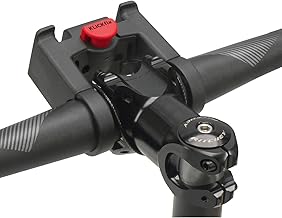 KLICKfix Lenkeradapter verpackt, schwarz, universal - Passend für Lenker mit 22-26 mm und Oversize-Lenker 31,8 mm Durchmesser