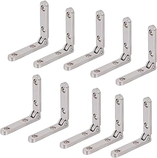 DOITOOL 10pcs Small Hinges Jewelry Box Hinges Wooden Box Accessories 90 Degree Hinge Folding Hinge Zinc Alloy Chest Case Hinge for Jewelry Chest Case Hinge Tool