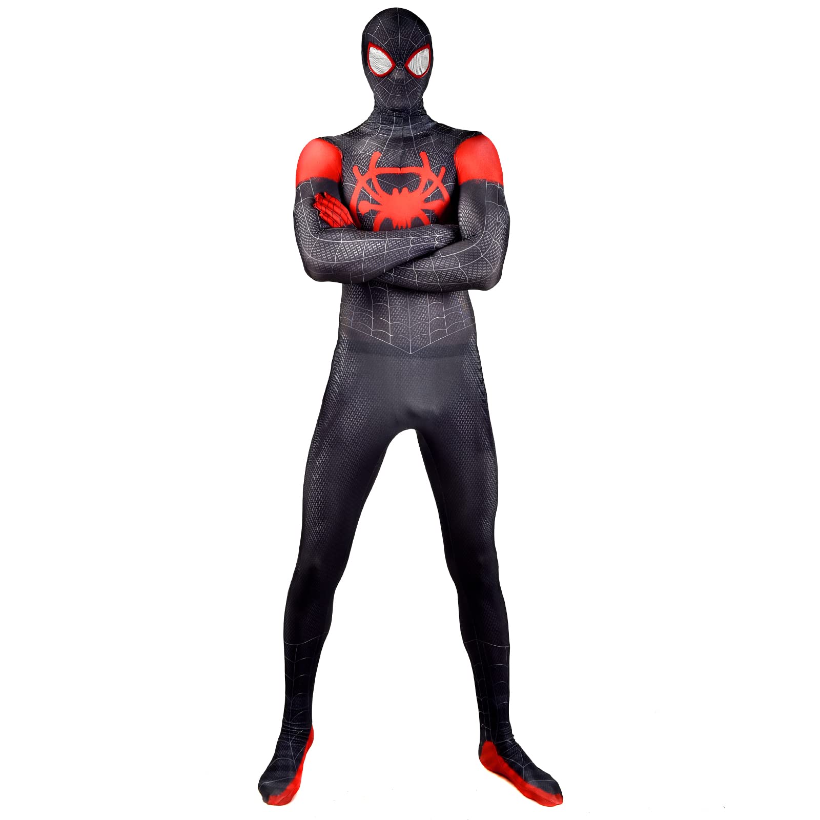 Buy Spiderman Costume Adult Miles Morales Spiderman Suit