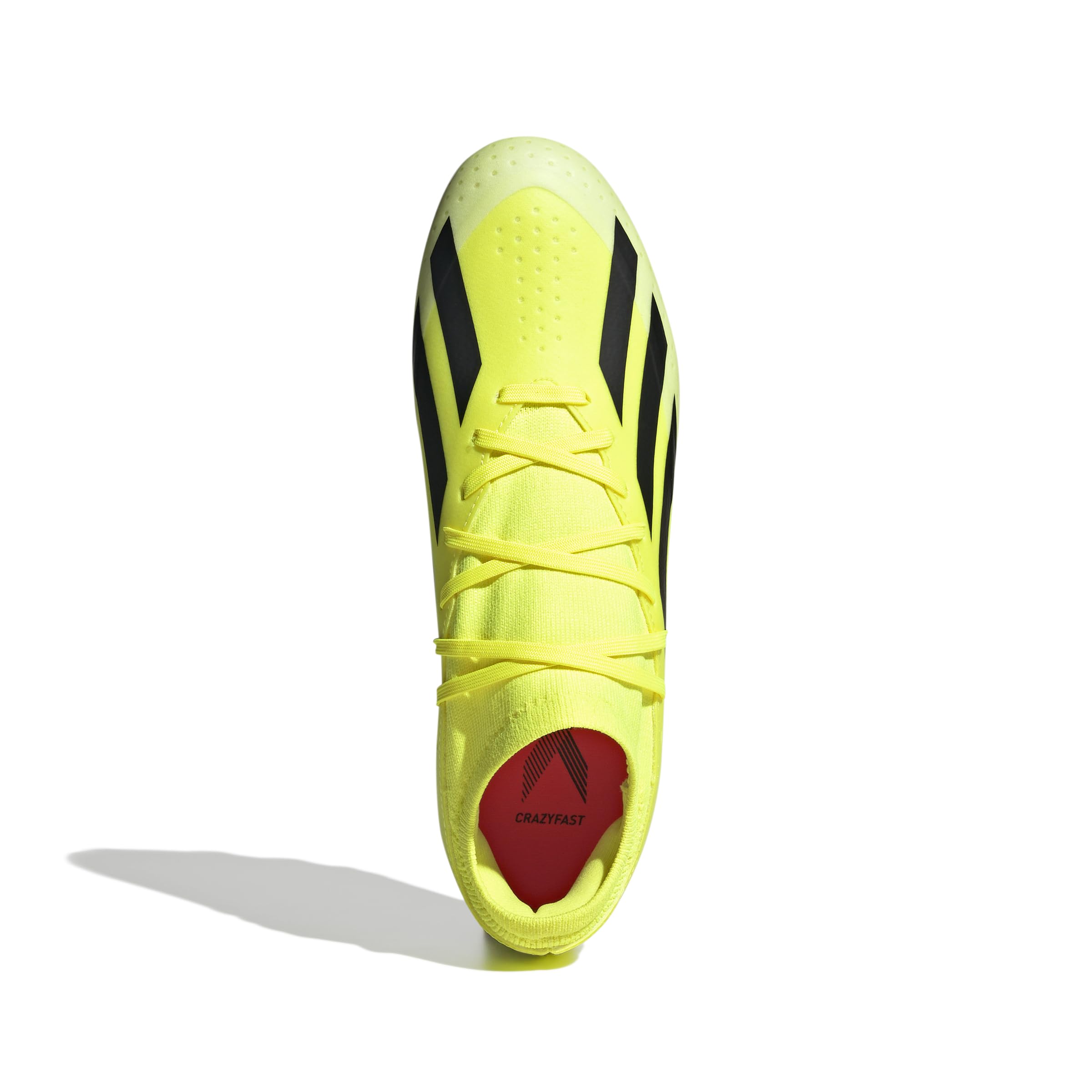 adidas Uniseks X Crazyfast League Multi-Ground Boots, Solar yellow/Core black/Cloud white, 44 2/3 EU
