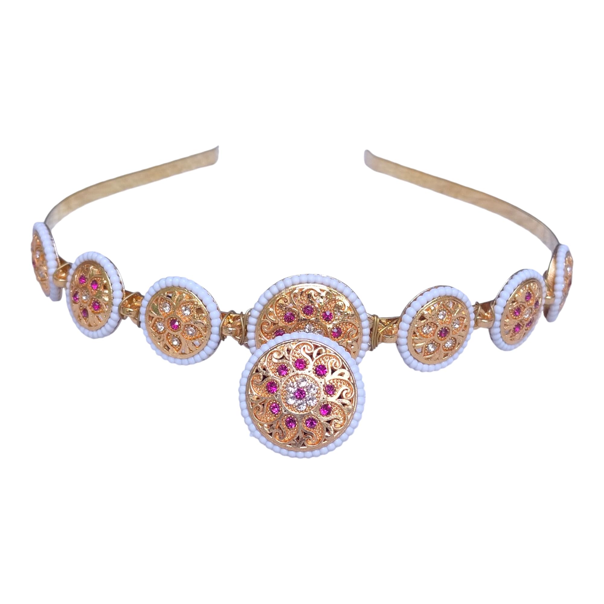 Rajasthani Matha Patti - Traditional Indian Head Jewelry for Weddings and Festivals (Multicolor) (B0D8Y9G1V4) Amazon Price History, Amazon Price Tracker