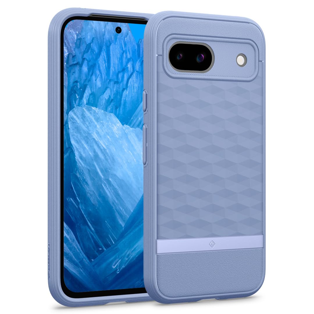 CASEOLOGY by Spigen Parallax Back Cover Case for Google Pixel 8a [Military Grade Drop Protection] Pixel 8a Case Cover with Ergonomic 3D Hexa Cube Desi...