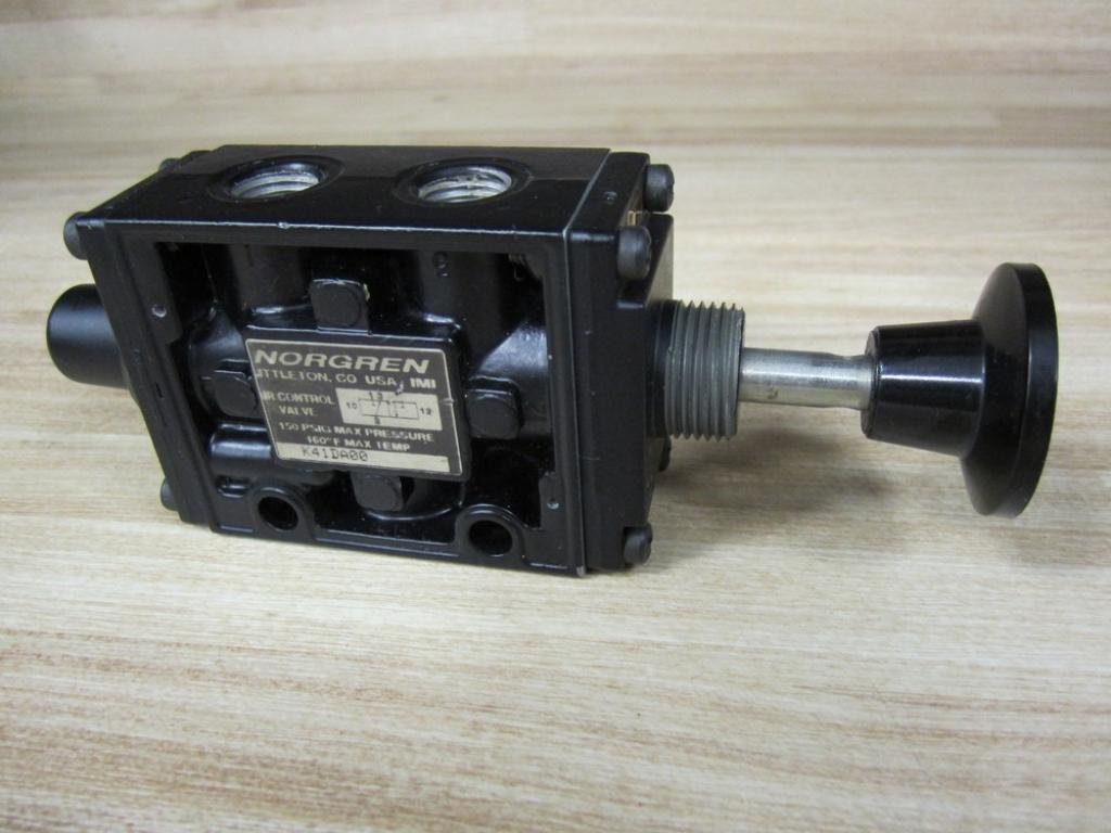 NORGREN K41DA00 3, NUGGET 200 VALVES, THREE 1/4" PORTS & 2 POSITIONS, VALVE ASSY, WAY
