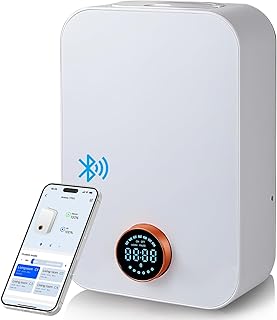 New Smart Aromatherapy Diffuser, Essential Oil Waterless Diffuser, 160ml Large Capacity/3000 Square Feet Large Space Essential Oil Diffuser for Home/Office/Shop Use