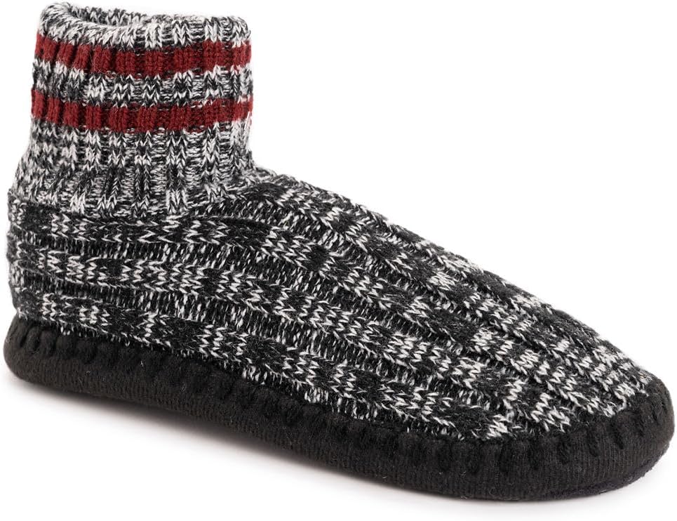 MUK LUKS Men's Slipper - Cozy Cuff Bootie Design