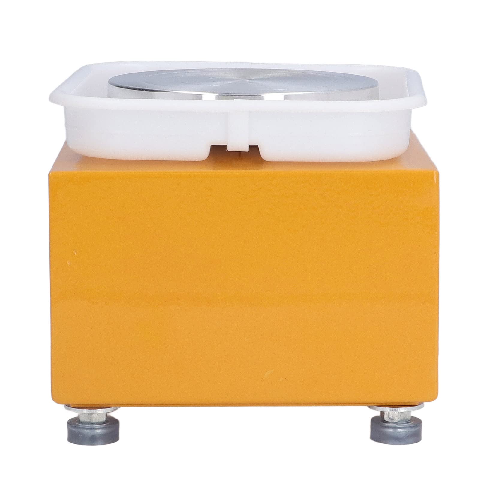 Elektrische Töpferscheibe, Mini Töpferscheibe, Tonmaschine Mit 10 cm Drehteller und Abnehmbarem Schallwand Pottery Wheel Drehteller, Elektrisch Minitopf Töpferset für Anfänger