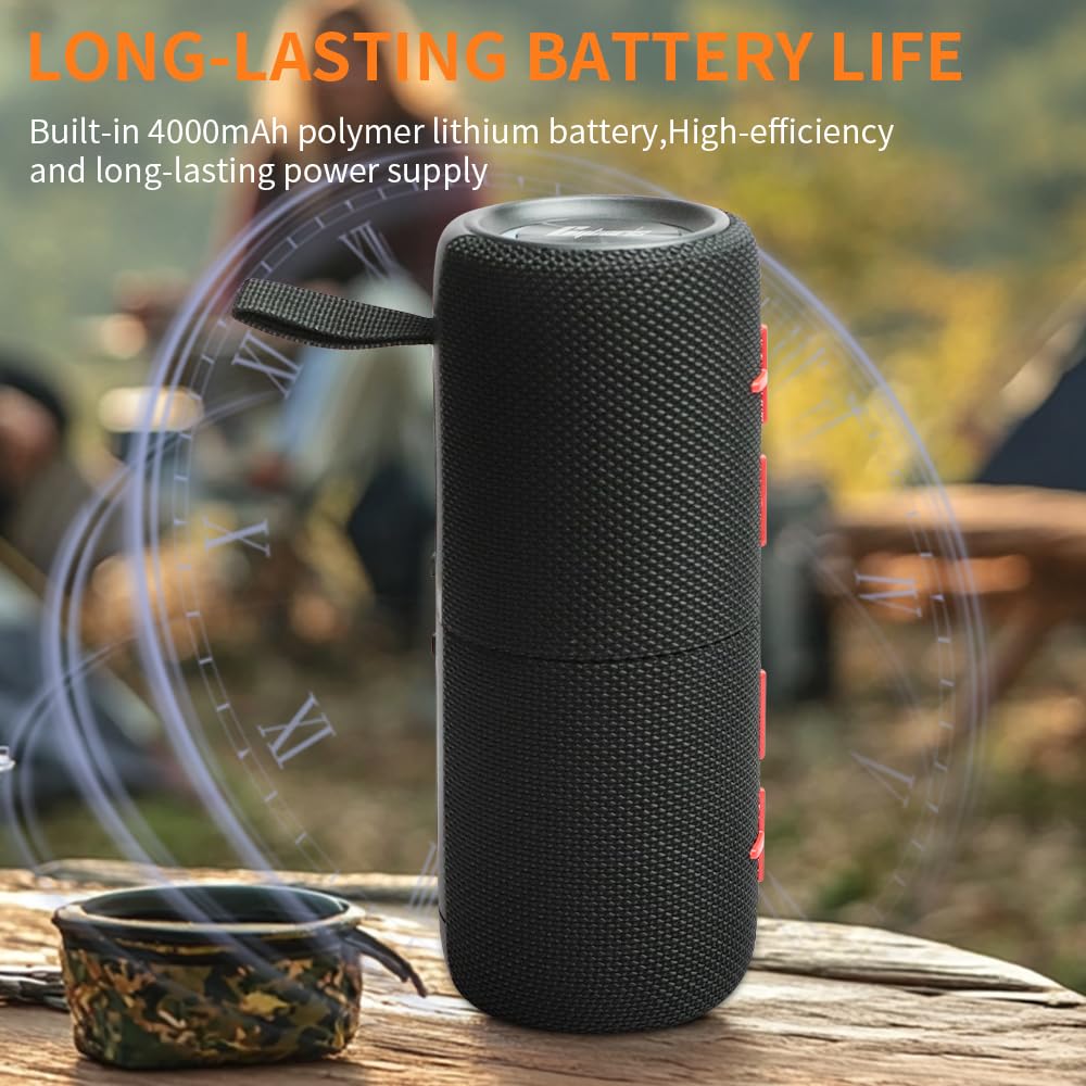 2 w 1 Magnetyczny podwójny rozdzielany głośnik Bluetooth, IPX6, wodoodporny, przenośny, bezprzewodowy głośnik z dźwiękiem stereo 20 W, Bluetooth V5.3, 24 h Playtime, wielokrotne parowanie do domu, na